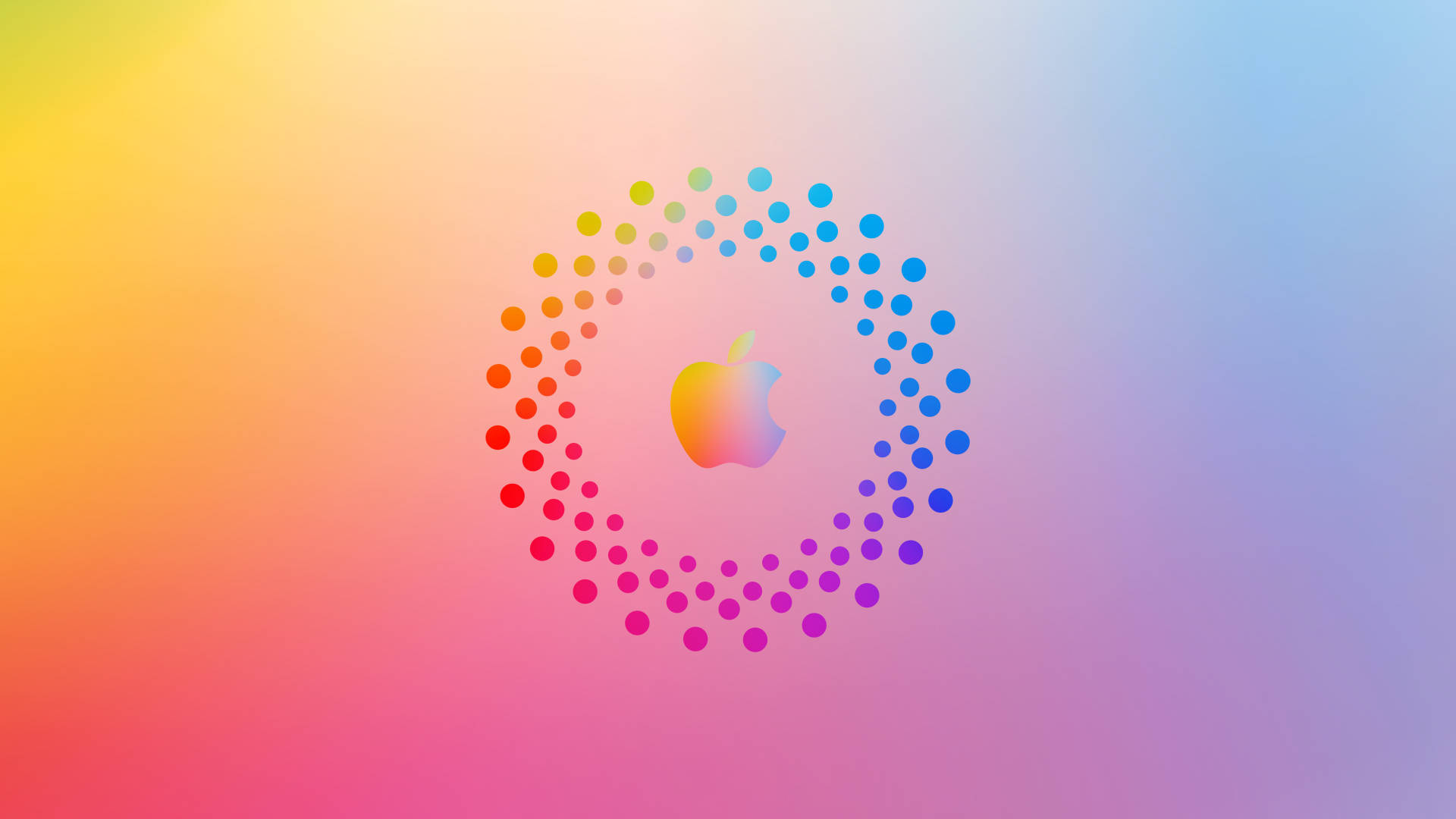 Colorful Apple Logo Gradient Picture