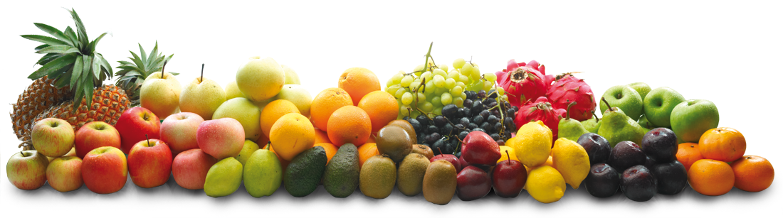 Colorful Assorted Fruit Selection PNG