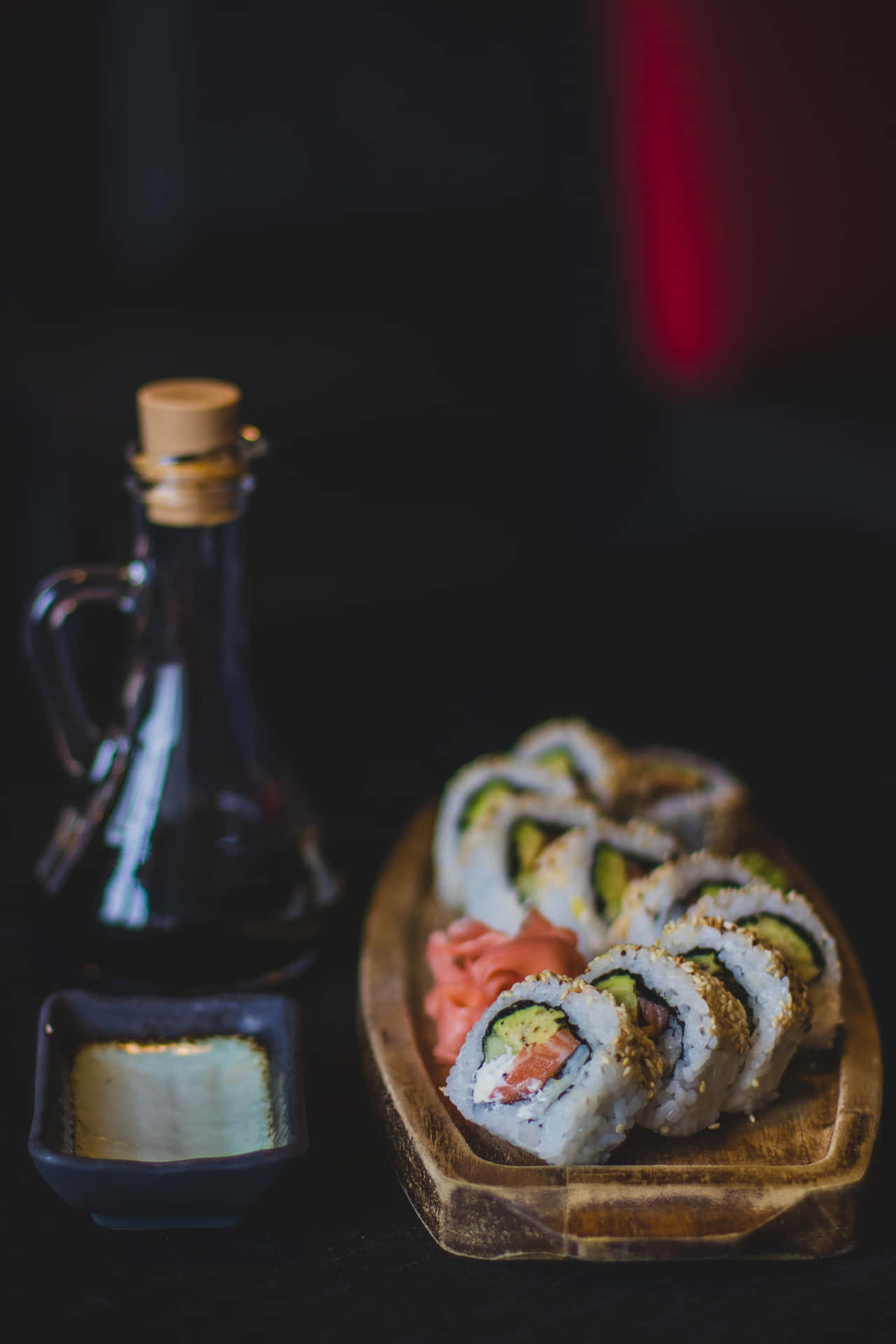 Colorful Assortment Of Delicious Sushi