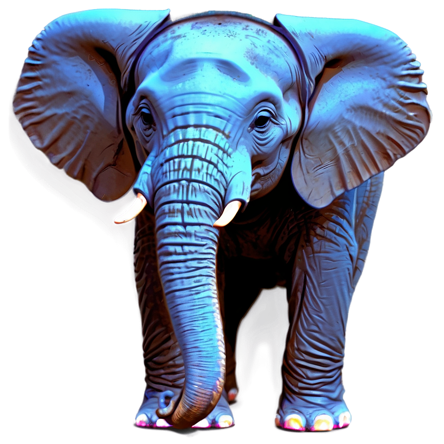 Colorful Baby Elephant Png 87 PNG