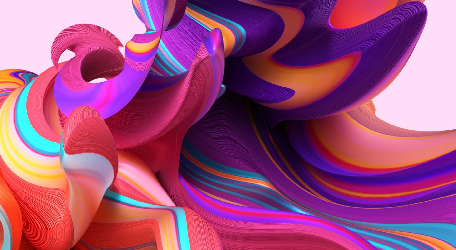 a colorful abstract art piece with swirls
