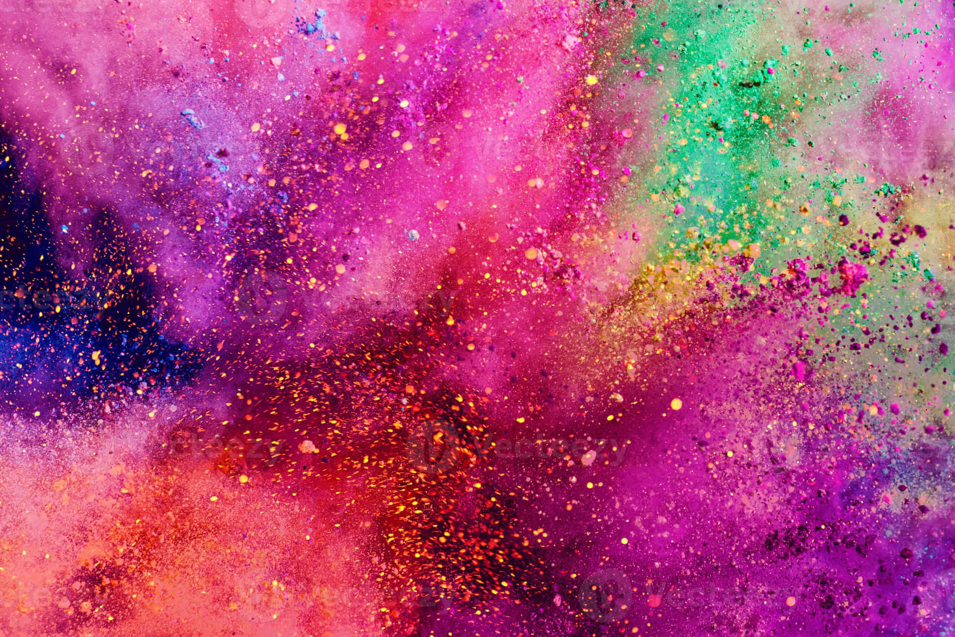 colorful powder background with colorful powder