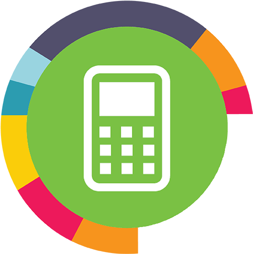Colorful Background Calculator Icon.png PNG