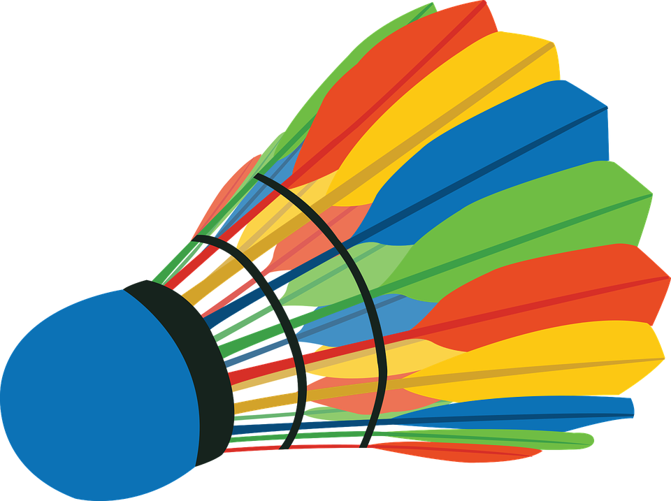 Colorful Badminton Shuttlecock PNG