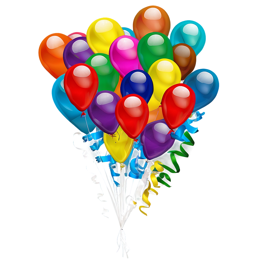 Colorful Balloon Png Gck PNG