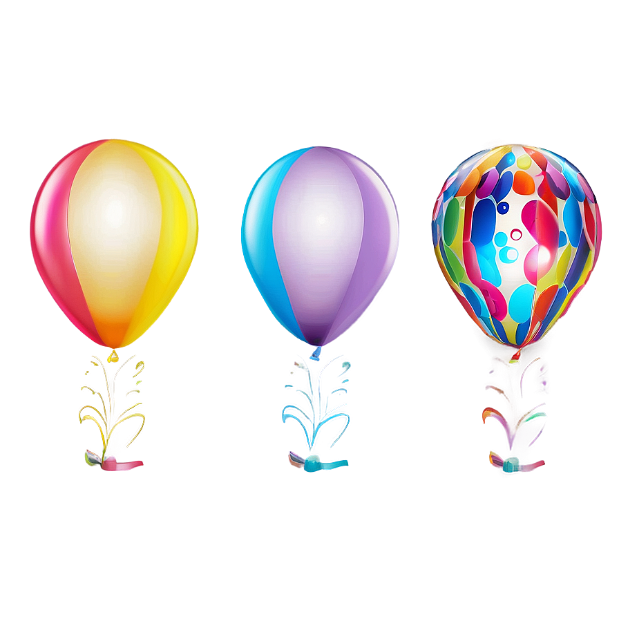 Colorful Balloon Png Npr28 PNG