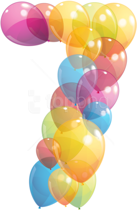 Colorful Balloons Celebration Graphic PNG