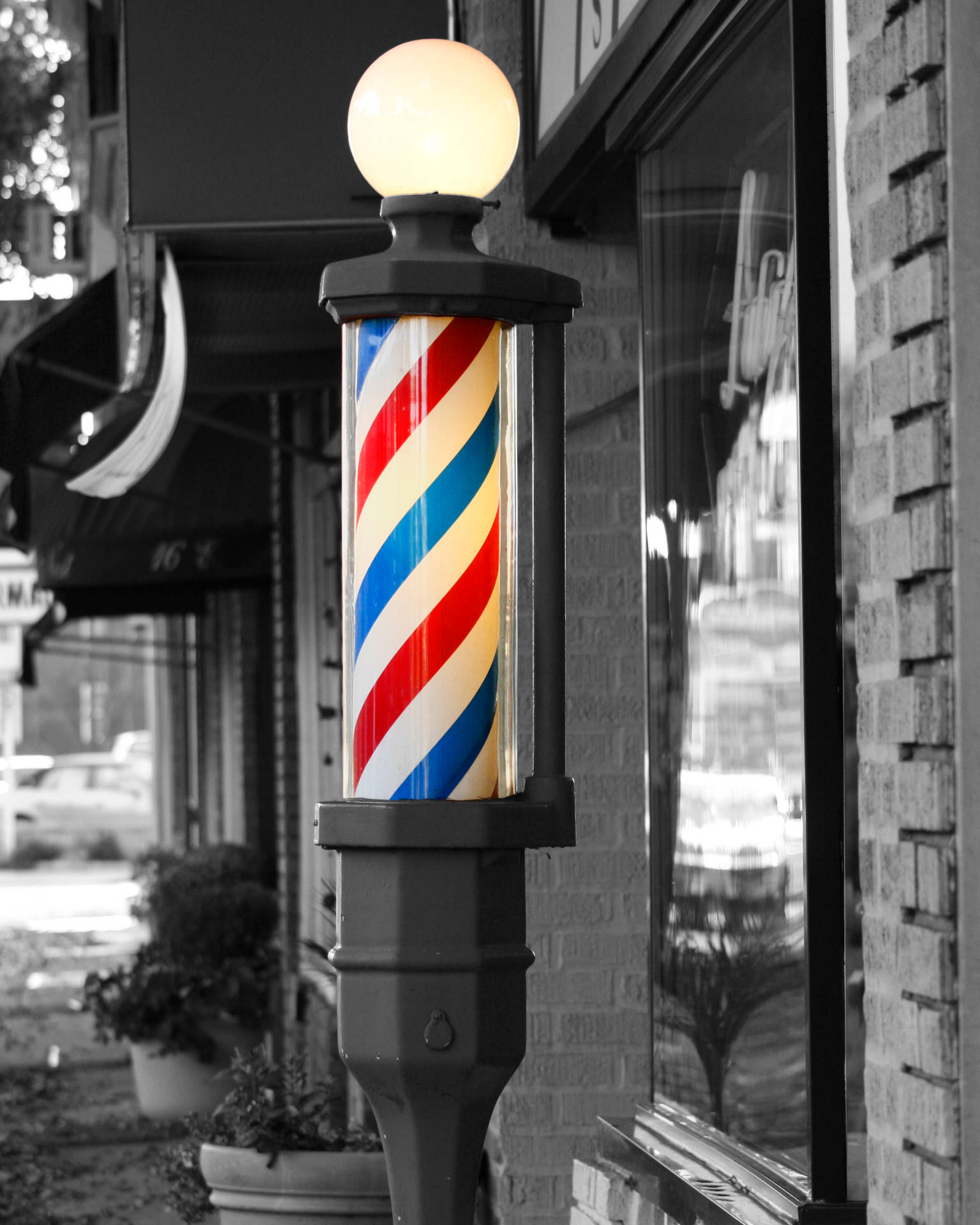Colorful Barber Pole Wallpaper