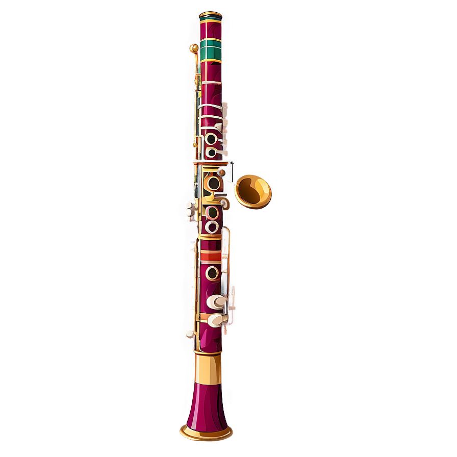 Colorful Bassoon Artwork Png Lsj46 PNG