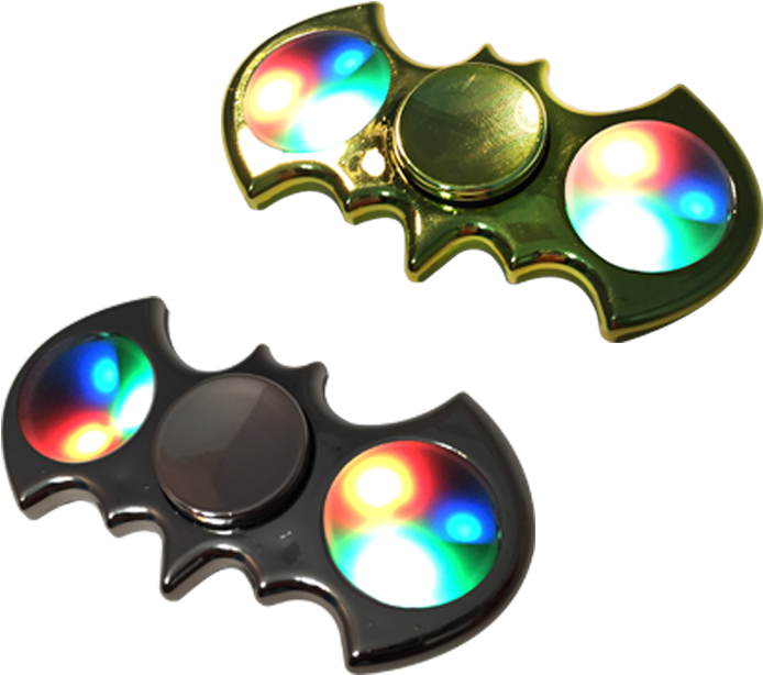 Colorful Batman Fidget Spinners PNG