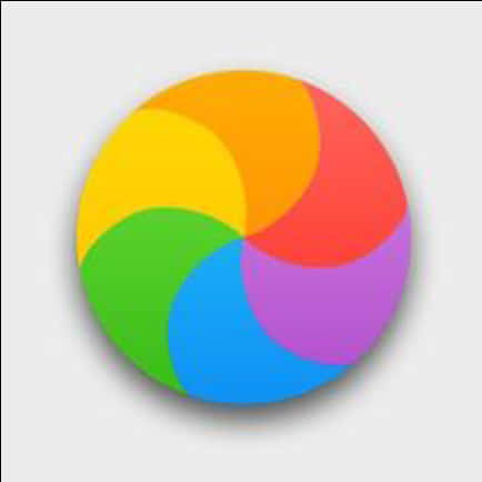 Colorful Beach Ball Simple Background PNG