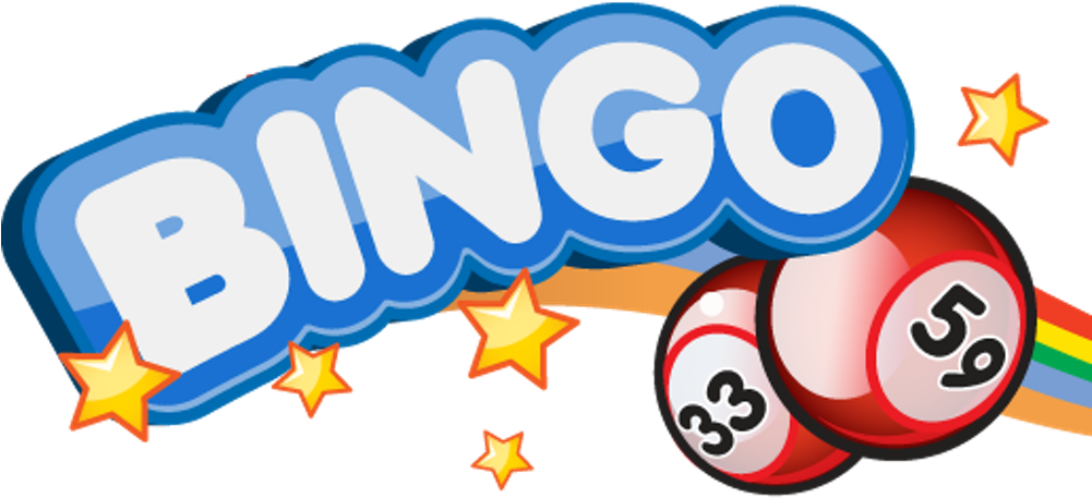 Colorful Bingo Logoand Balls PNG