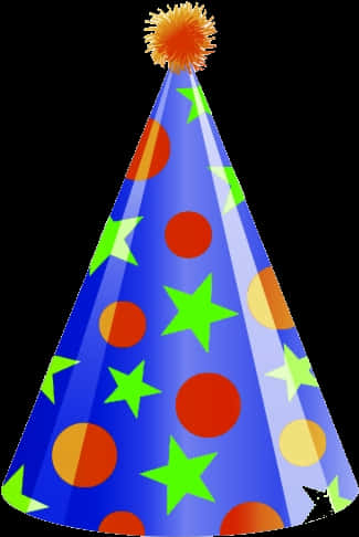 Colorful Birthday Party Hat PNG