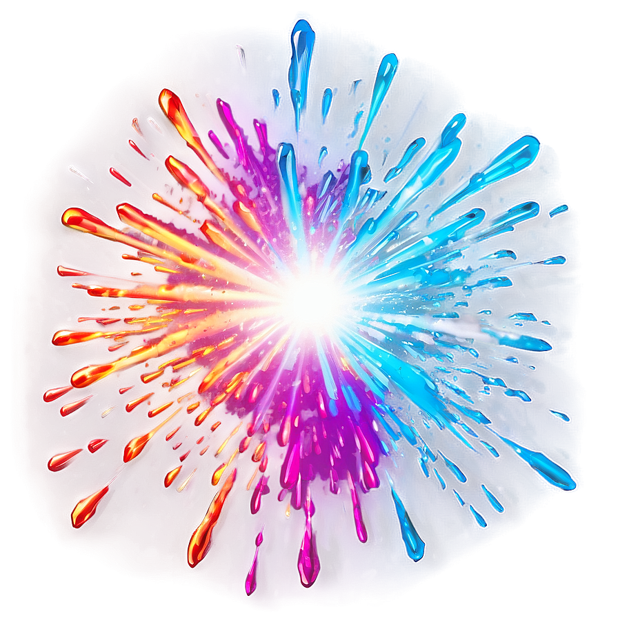 Colorful Blast Effect Png Dhc63 PNG