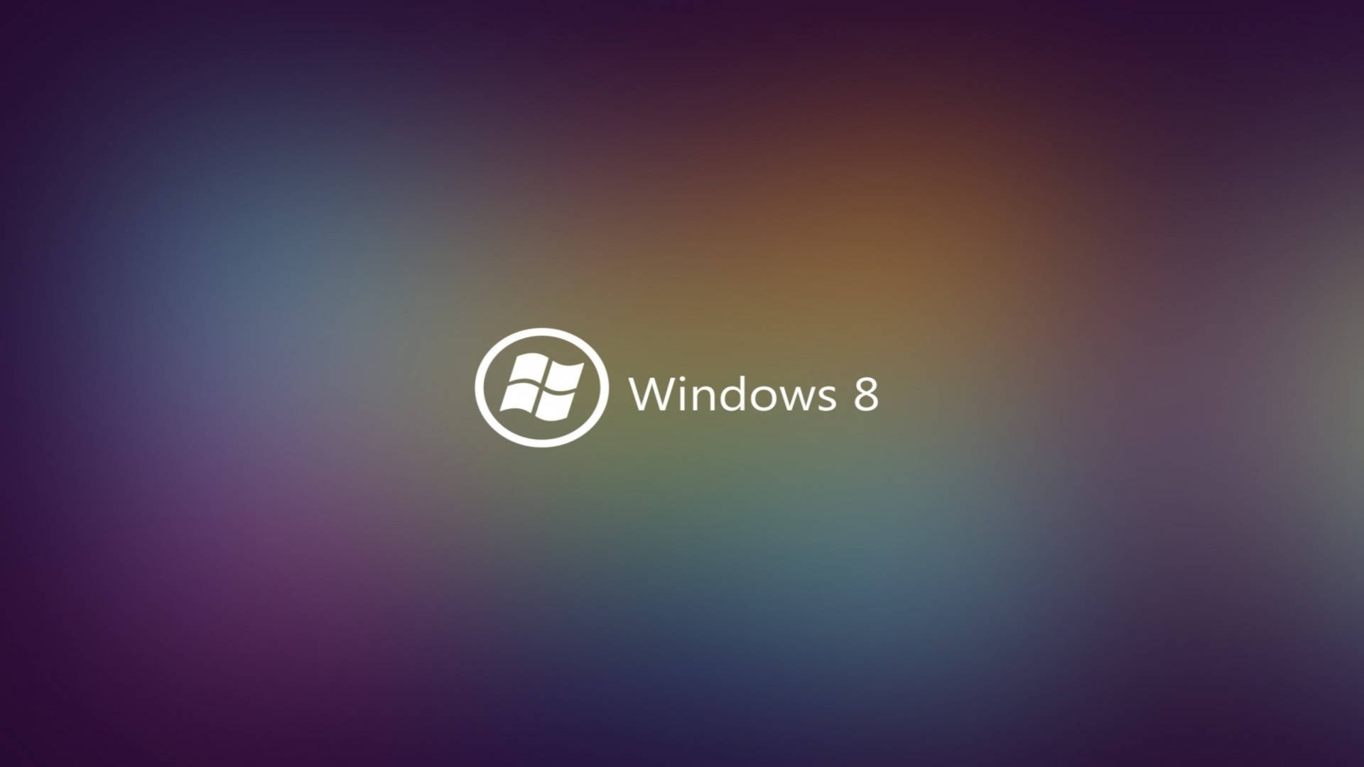 Colorful Blur Windows 8 Background Picture