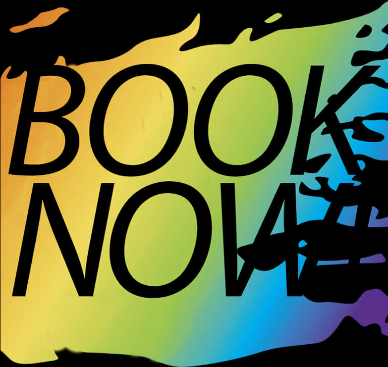 Colorful Book Now Graphic PNG