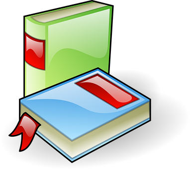 Colorful Books Icon PNG