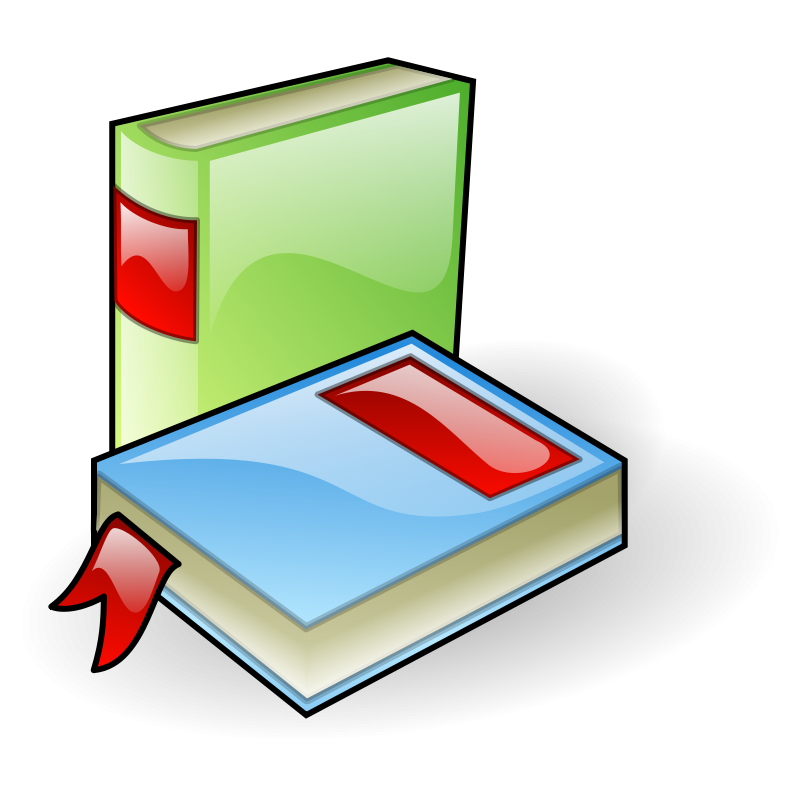 Colorful Books Icon PNG