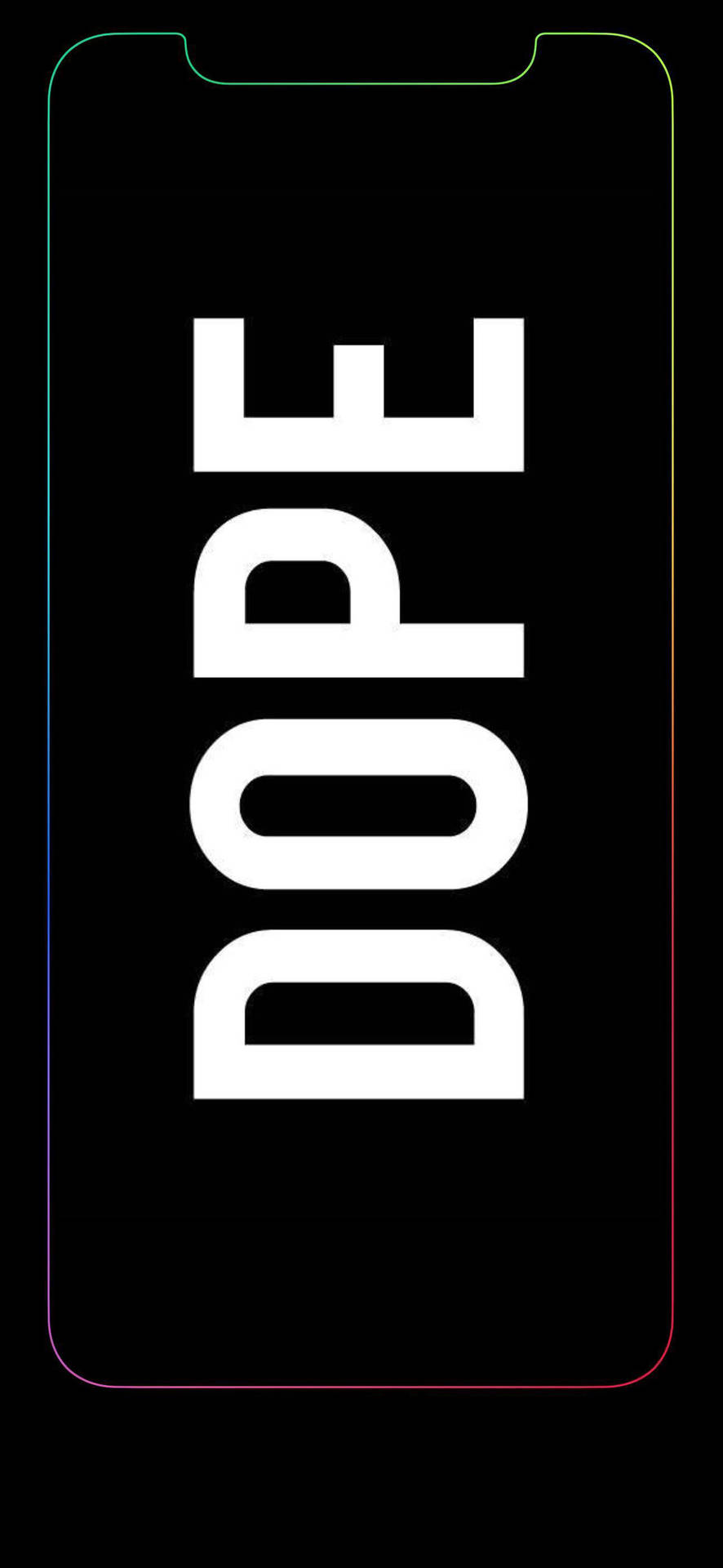 Colorful Border Dope Iphone Wallpaper