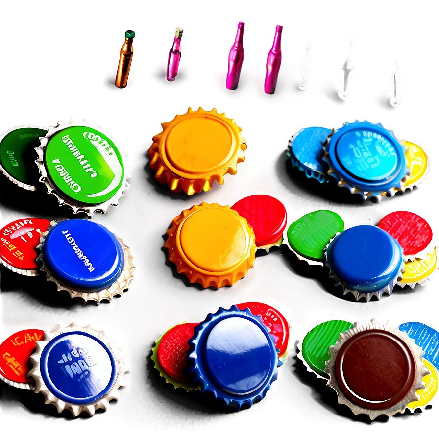 Colorful Bottle Cap Collection Png 17 PNG