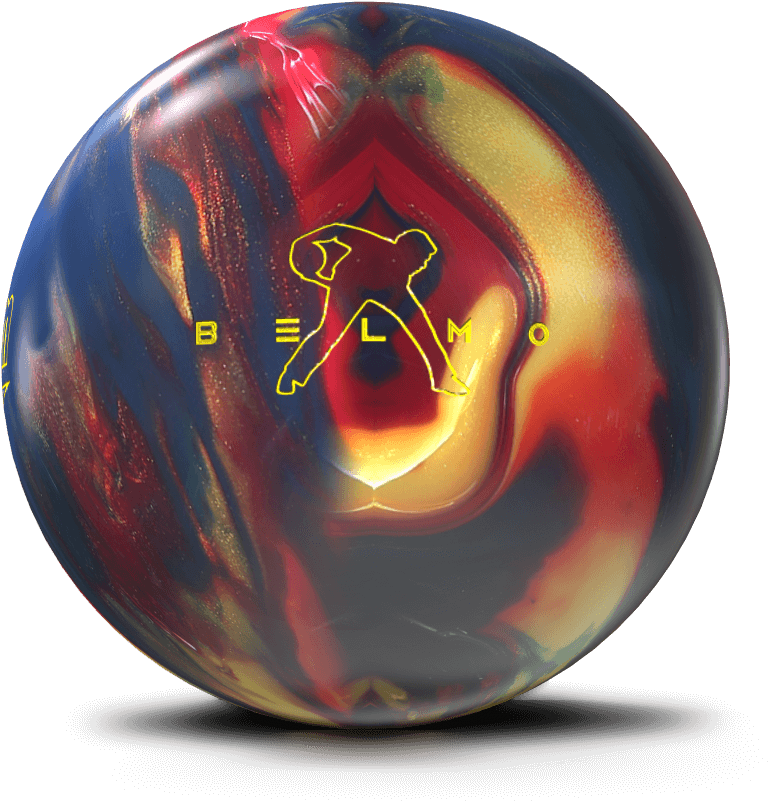 Colorful Bowling Ballwith Logo PNG