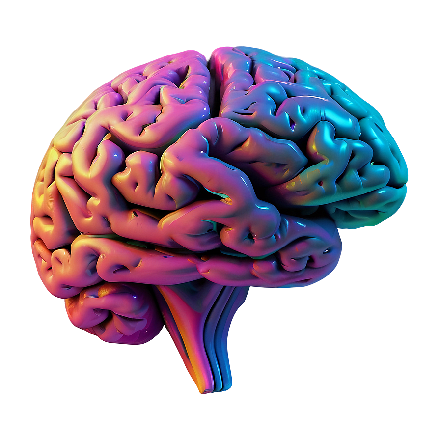 Download Colorful Brain Art Png 15 | Wallpapers.com