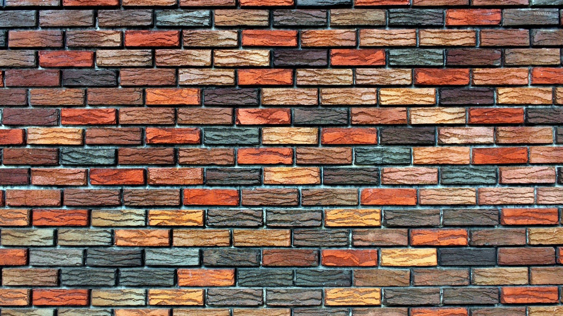Colorful Brick Wall 0bofx90xp655vs85 