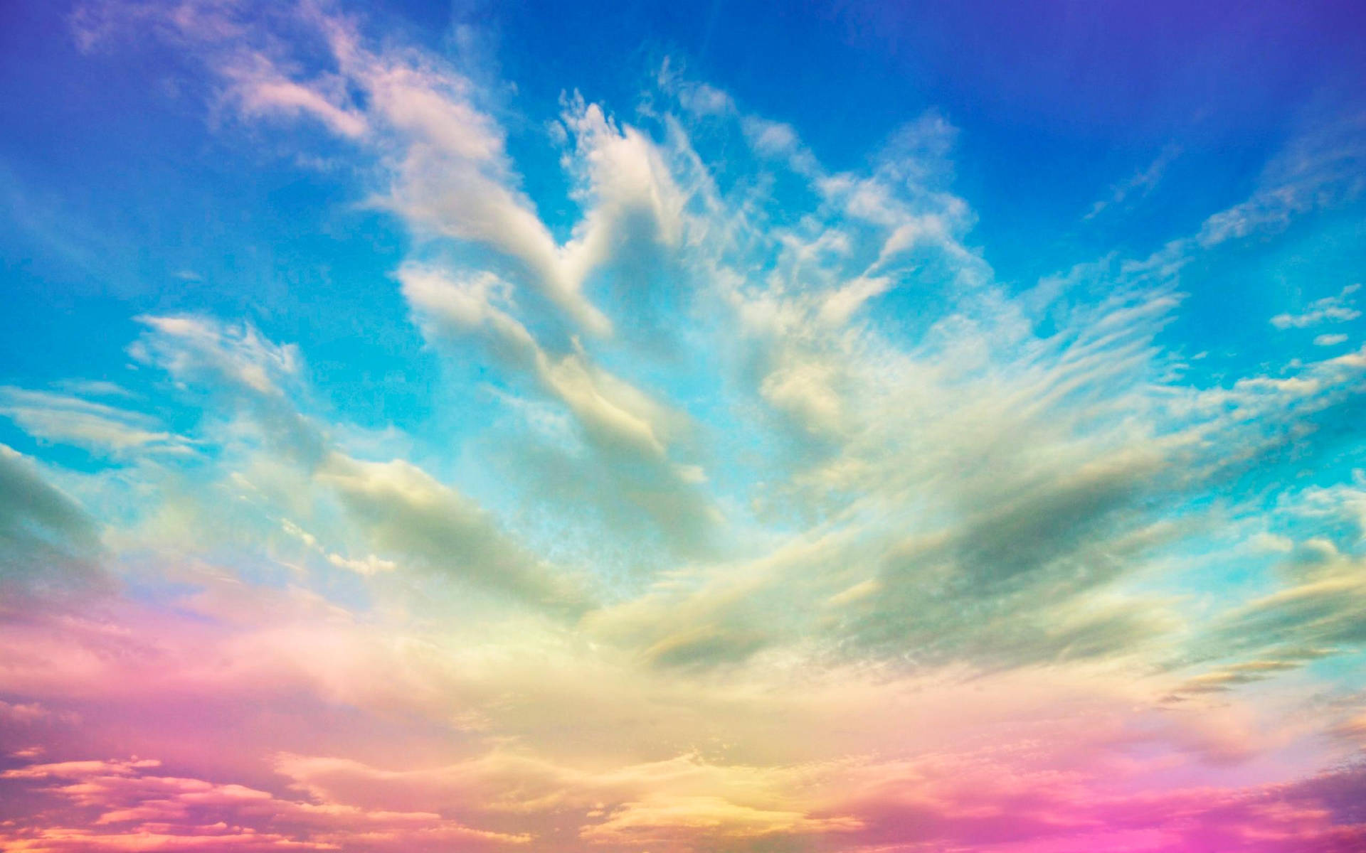 Colorful Bright Cloudy Sky