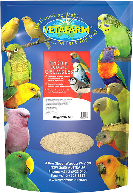 Download Colorful Budgies Vetafarm Bird Food Packaging