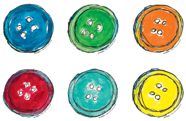 Colorful Buttons Illustration Pete The Cat PNG