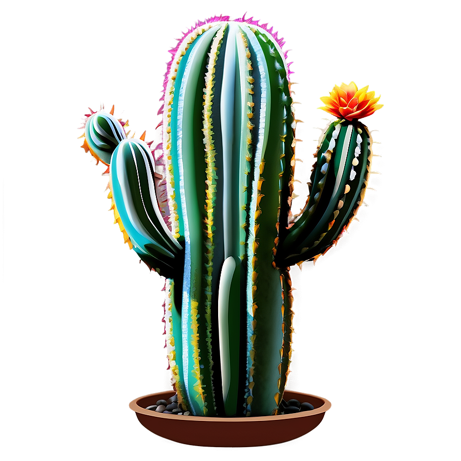 Colorful Cactus Png Tns PNG