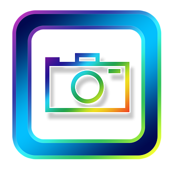 Colorful Camera Icon PNG