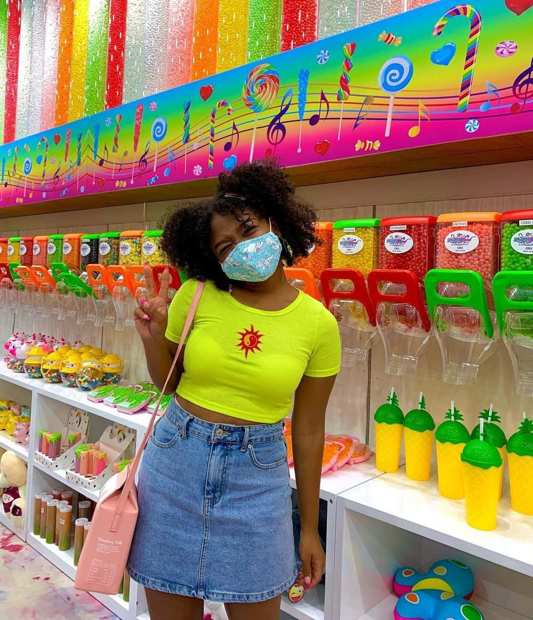 Colorful Candy Store Indie Pfp Wallpaper