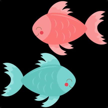 Colorful Cartoon Fish Illustration PNG