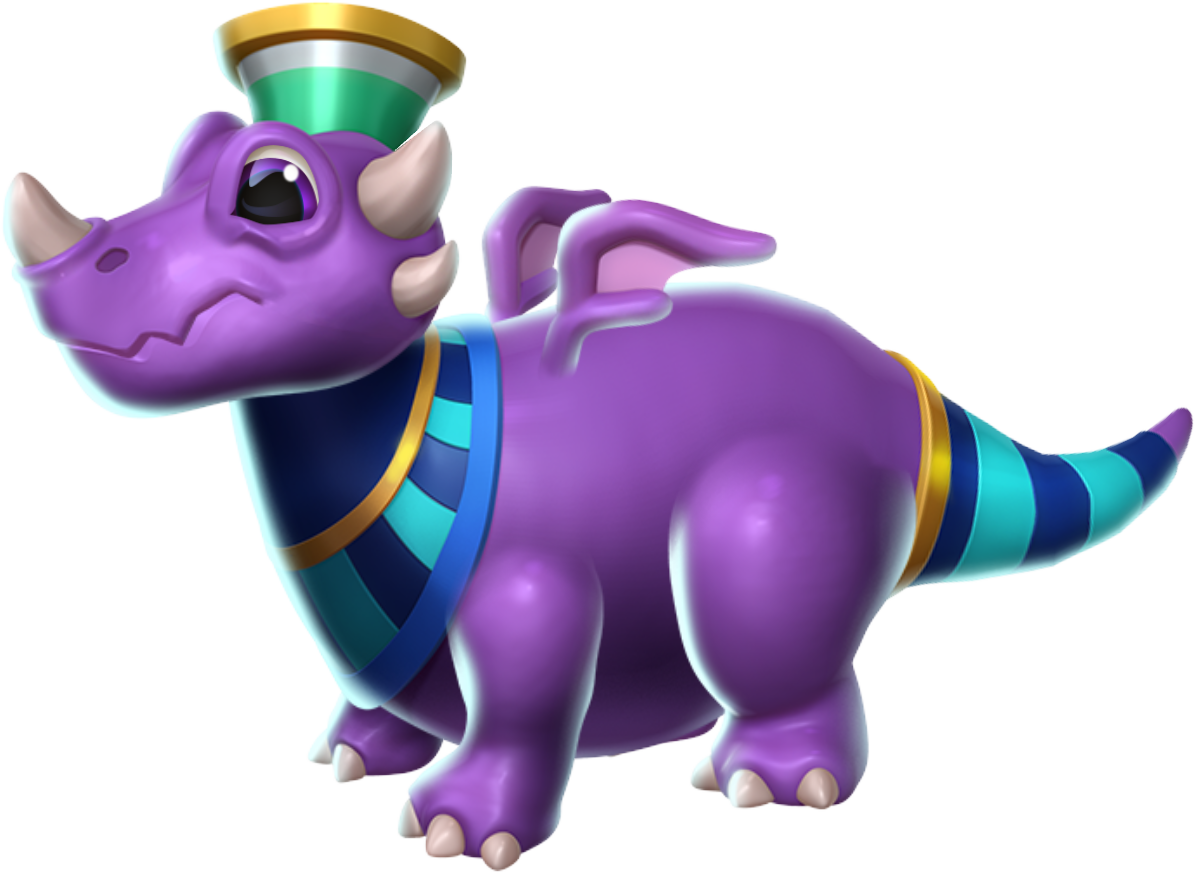 Colorful Cartoon Hippo Character PNG