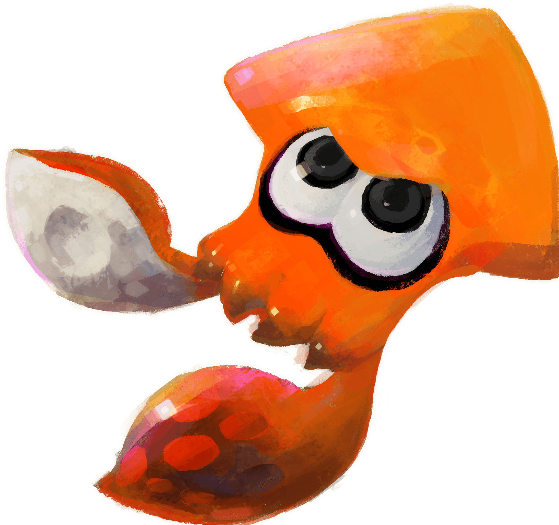 Colorful Cartoon Squid Illustration PNG