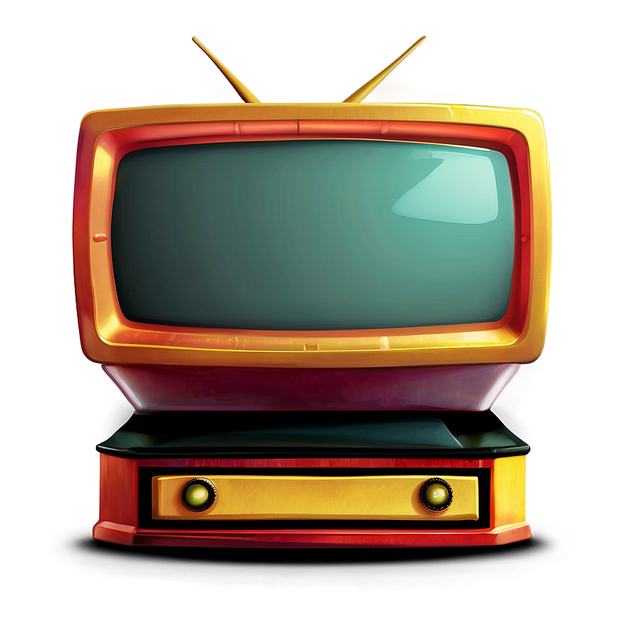 Colorful Cartoon Tv Png Qqc26 PNG