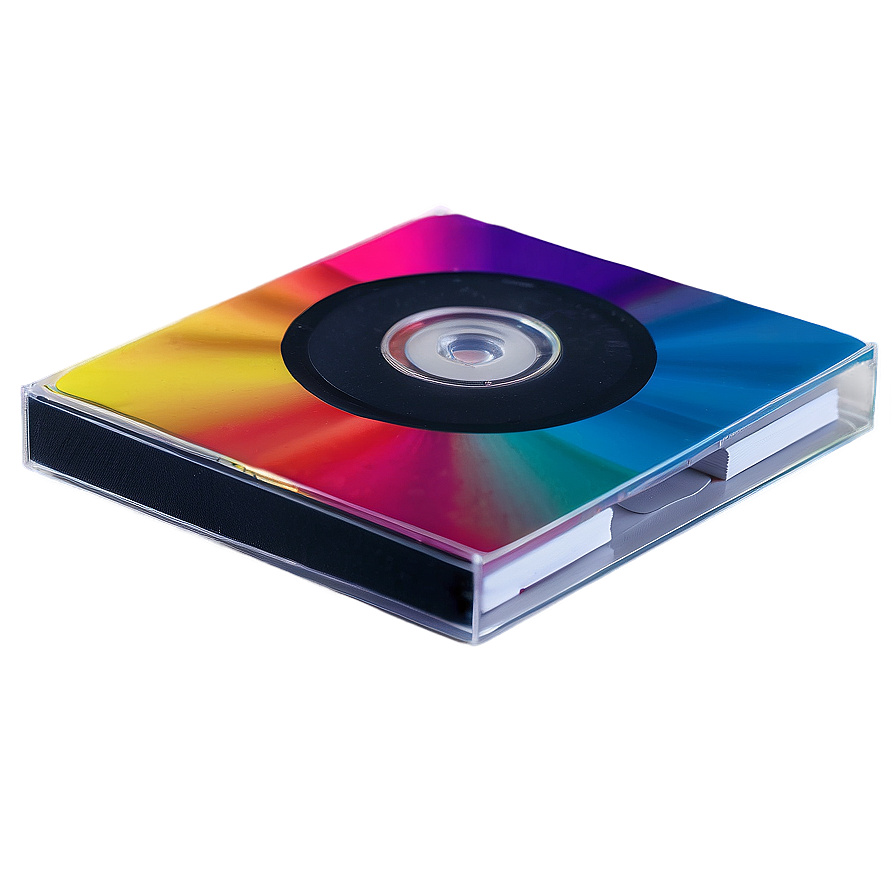 Colorful Cd Case Mockup Png Var97 PNG