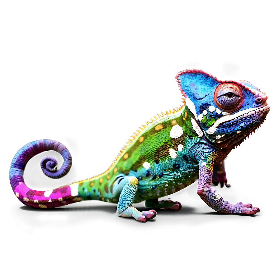 Download Colorful Chameleon Png 05062024 | Wallpapers.com