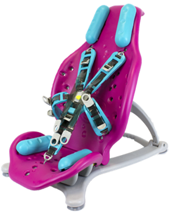 Colorful Child Car Seat PNG