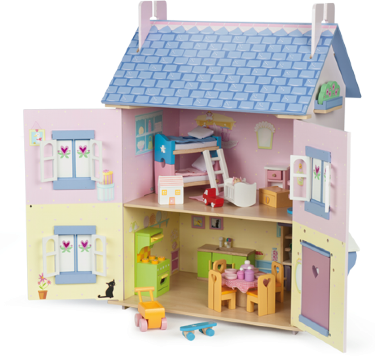 Download Colorful Childrens Dollhouse | Wallpapers.com