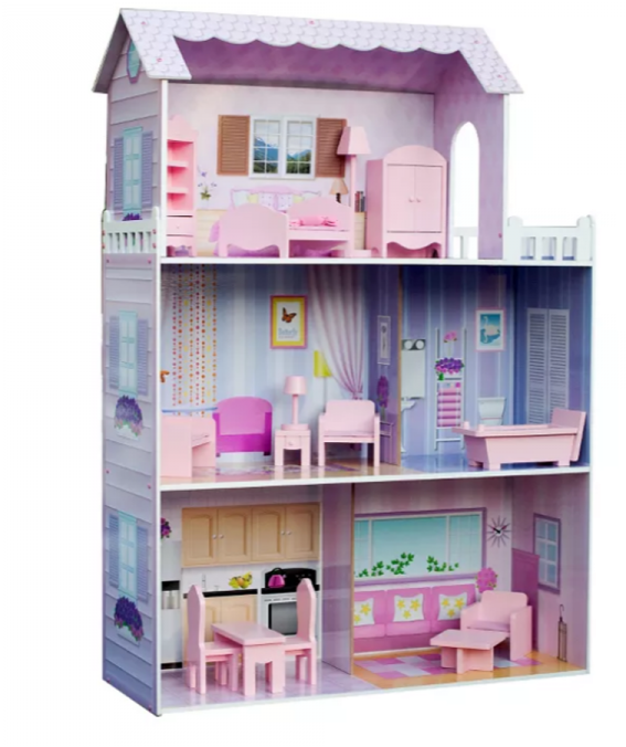 Colorful Childrens Dollhouse PNG