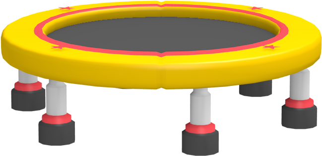 Colorful Childrens Trampoline PNG