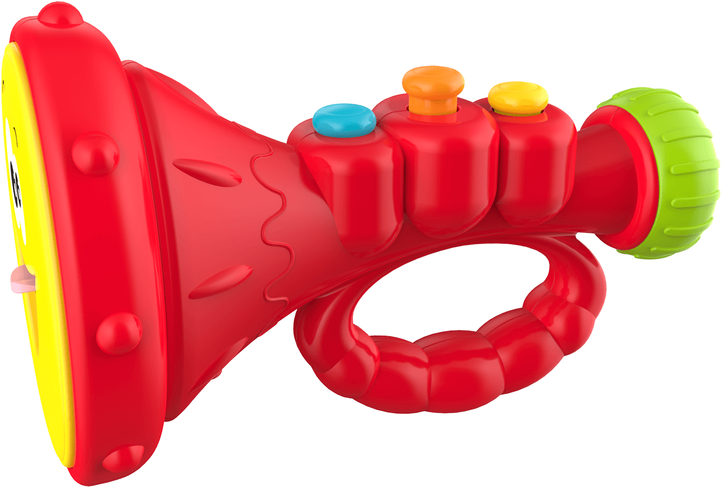 Colorful Childrens Trumpet Toy PNG