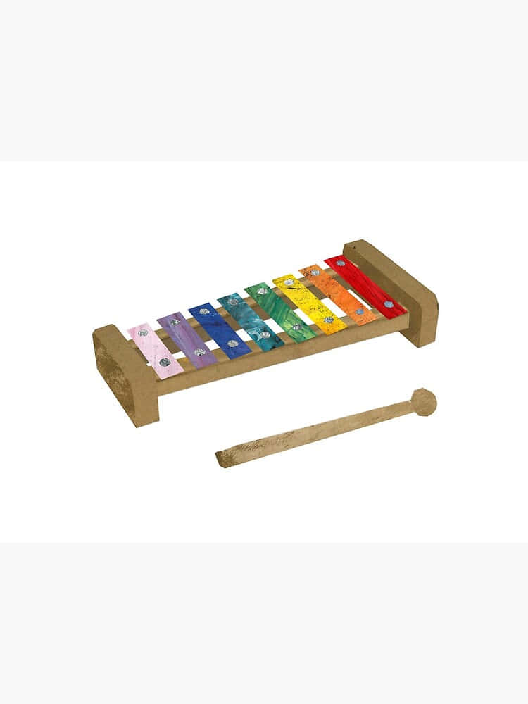 Colorful Childrens Xylophone Wallpaper