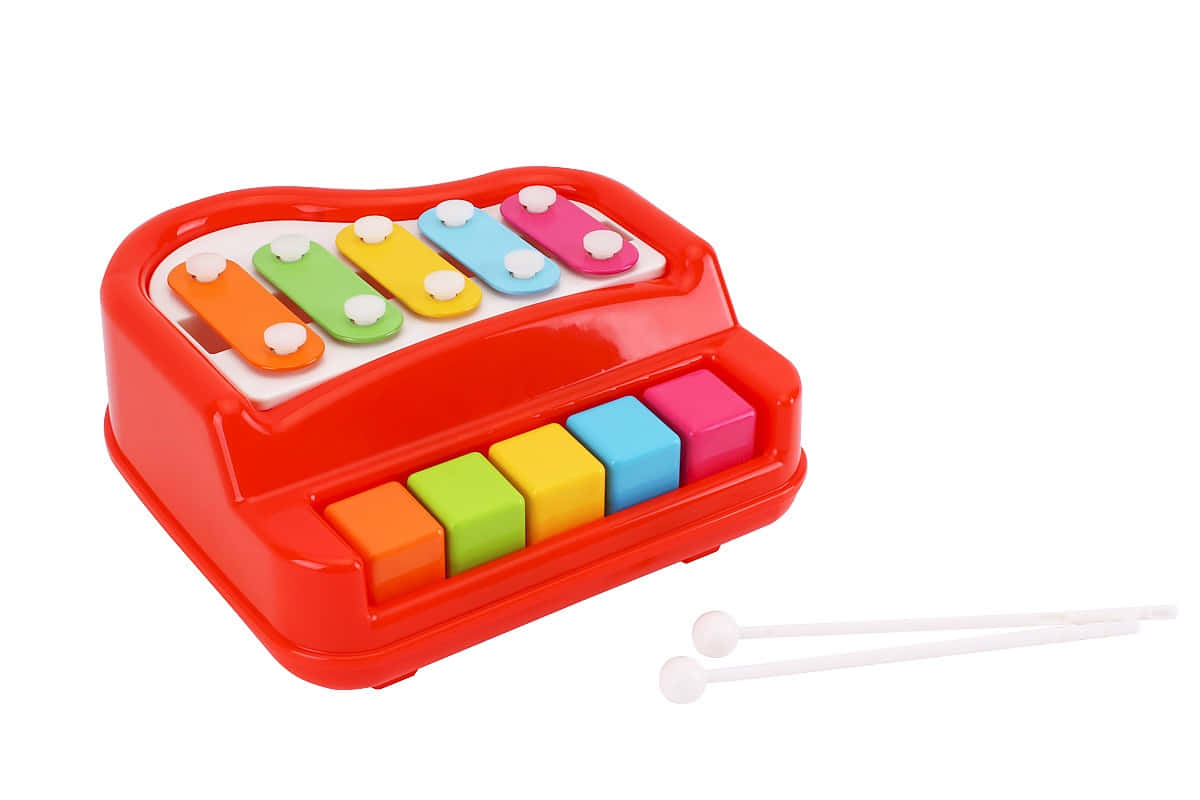 Colorful Childrens Xylophone Toy Wallpaper