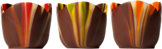 Colorful Chocolate Cups PNG