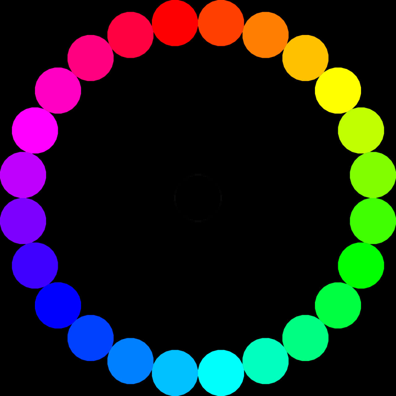 Colorful Circle Gradient Vector PNG