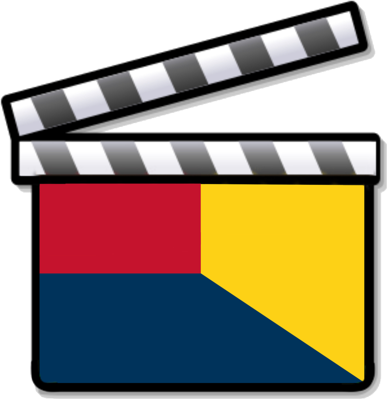 Colorful Clapperboard Icon PNG