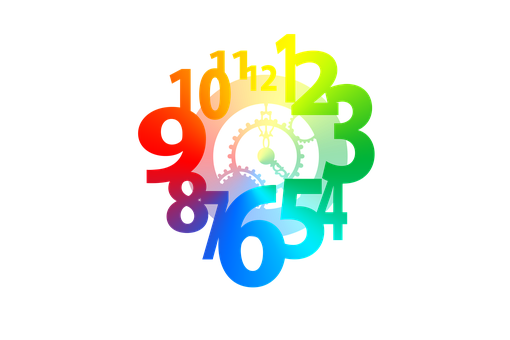 Colorful Clockwork Abstract PNG